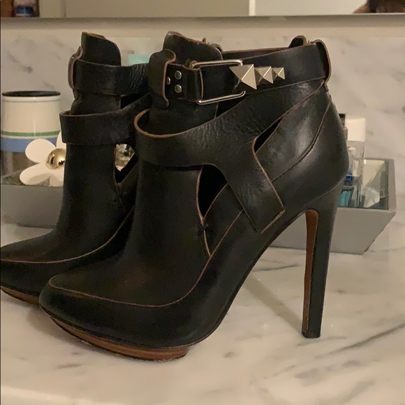 Badgley Mischa (Mark and James) Leather Booties - Picture 2 of 5